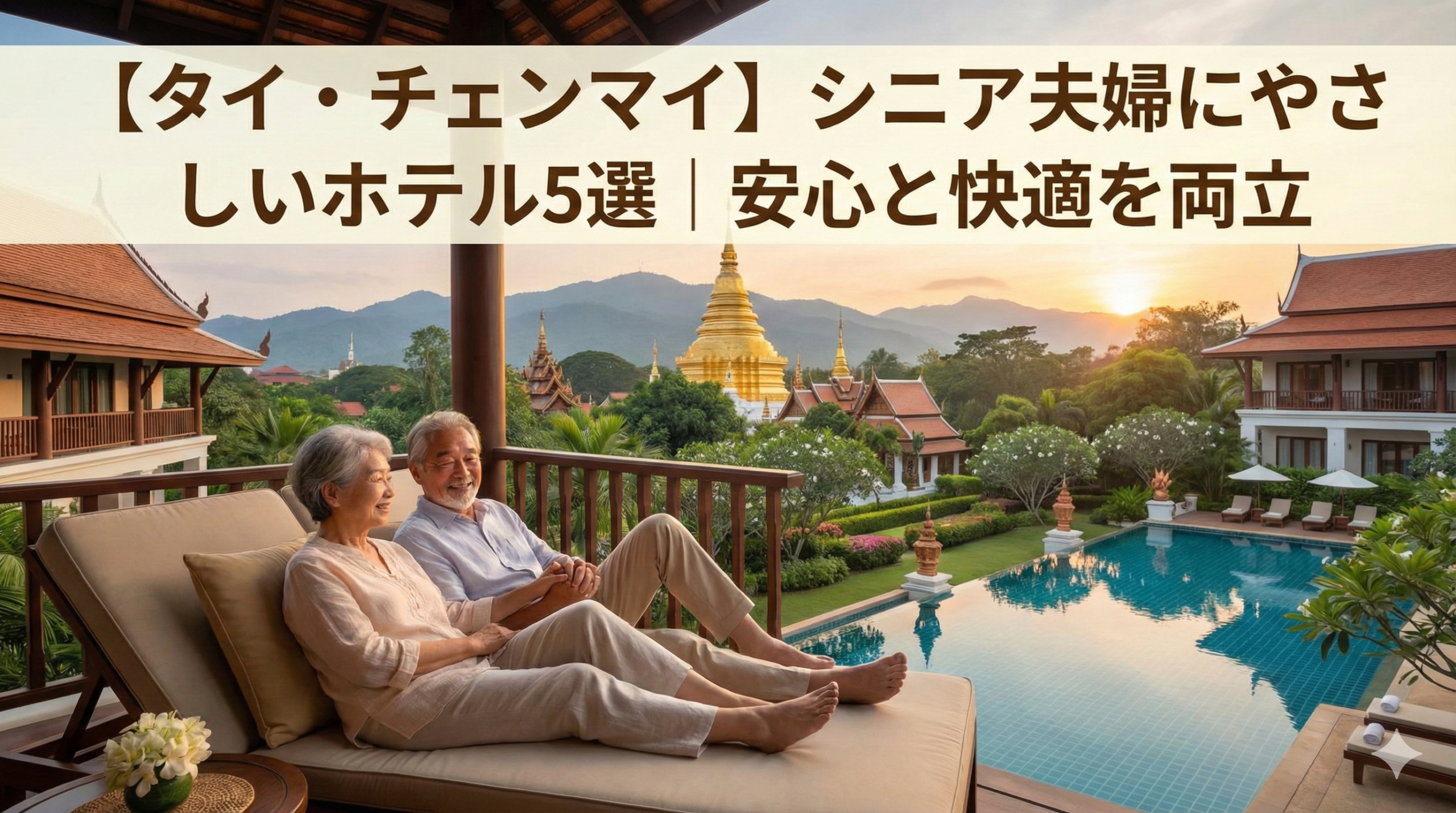 タイ・チェンマイでシニア世代におすすめの静かなホテル