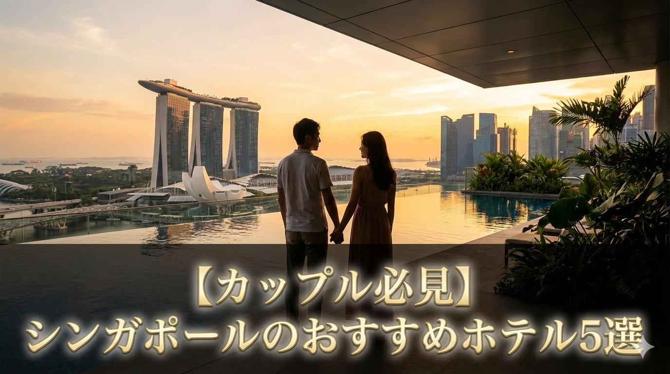 シンガポールのホテルでカップルが過ごす様子